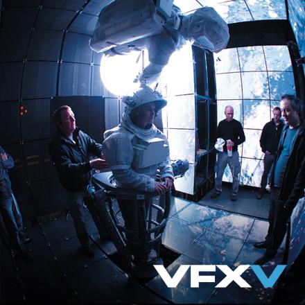 Behind the scenes filming Gravity
