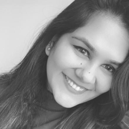 A black and white photo of Chanpreet Malhotra