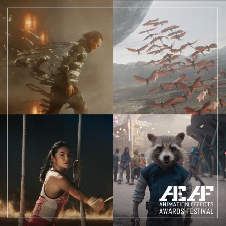 A collage of four images showing Loki season 2, Foundation season 2, Sky The Greatest Show, and Guardians of the Galaxy Vol.3.