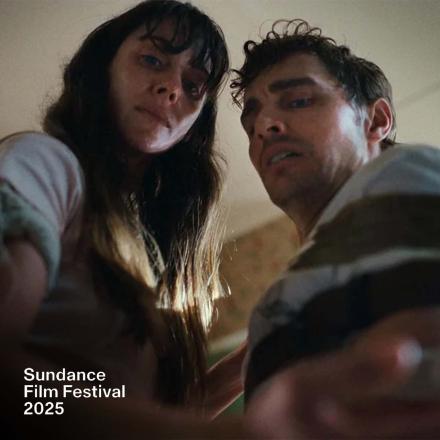 Still from Together film with Sundance Film Festival 2025 bottom left