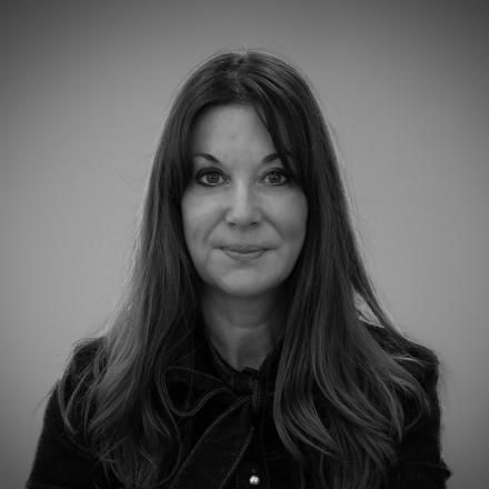 Black & white headshot of Helen Weil, Head of Advertising, London
