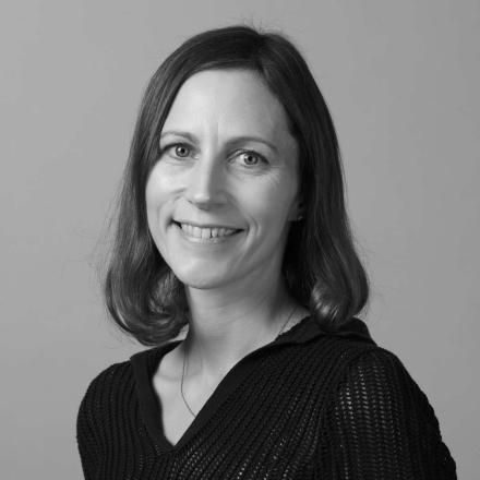 A black and white headshot of Toyah Dunningham